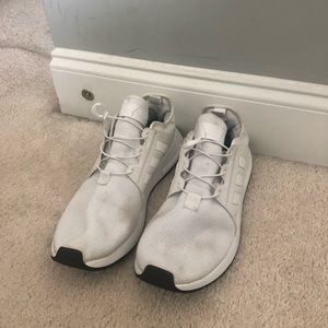 white adidas sneakers